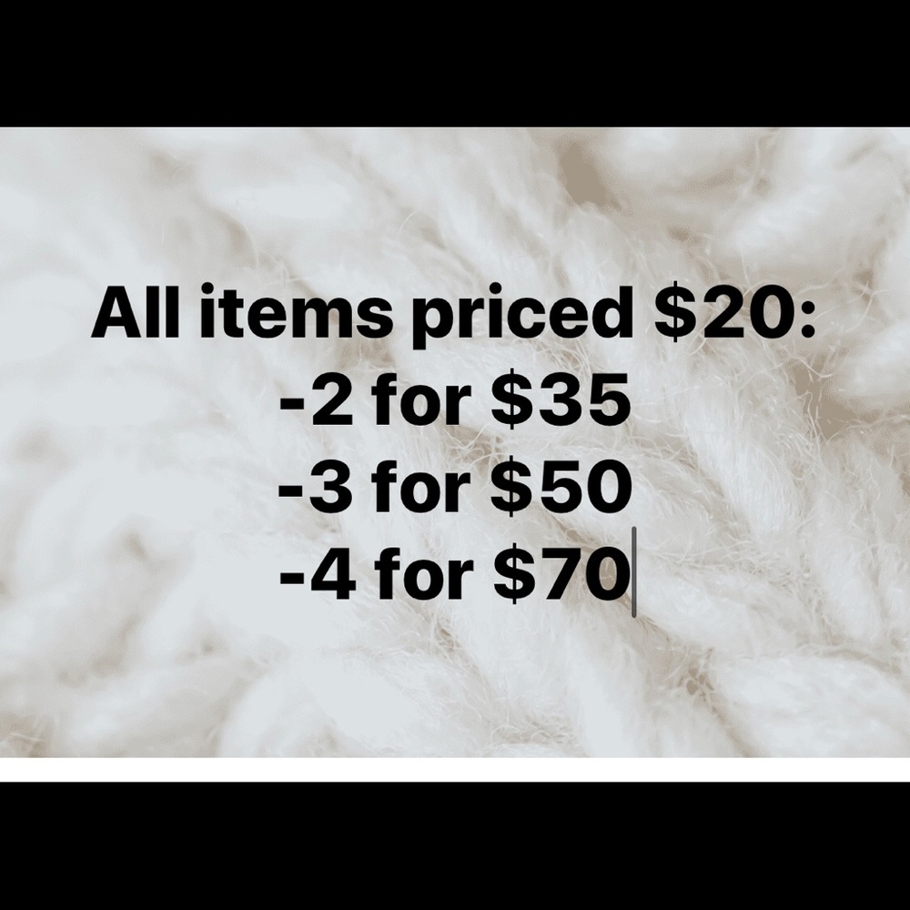 CLOSET SALE ON ALL $20 ITEMS!
